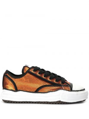 Zapatillas con lentejuelas Maison Mihara Yasuhiro naranja