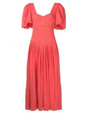 Kleid mit plisseefalten Isolda pink