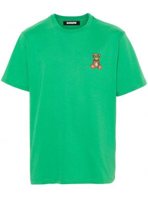 Kokvilnas t-krekls ar apdruku Barrow zaļš