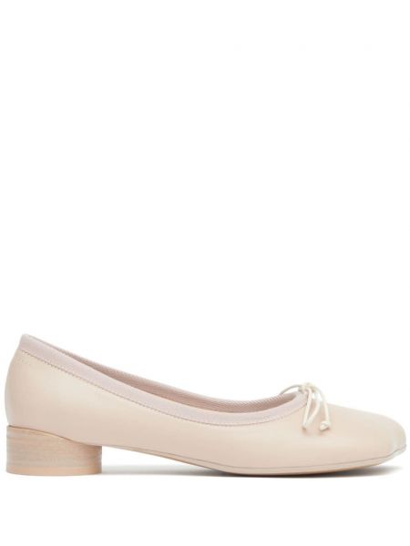 Leder ballerina Mm6 Maison Margiela beige