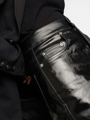 Spódnica jeansowa Rick Owens czarna
