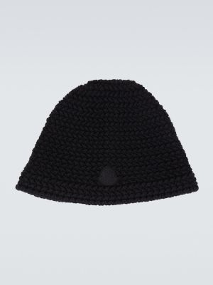Вълнена шапка Moncler Genius черно