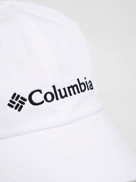Kšiltovka s aplikacemi Columbia bílá