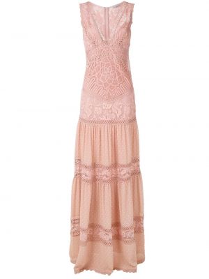 Spitzen abendkleid Martha Medeiros pink