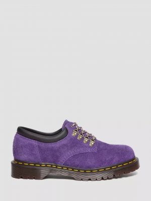 Замшевые туфли Dr Martens фиолетовые
