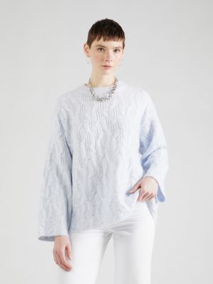 Меланжов пуловер Monki синьо