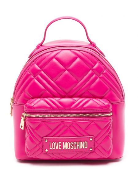 Reppu Love Moschino pinkki