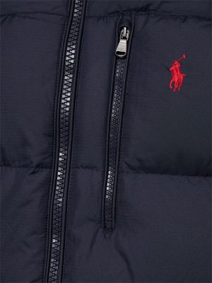 Péřová bunda s kapucí Polo Ralph Lauren
