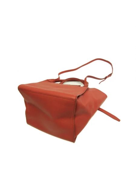 Mini bolso de cuero retro Celine Vintage rojo