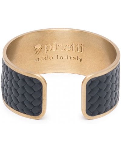 Pletený kožený prsten Pinetti