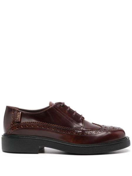 Læder brogues Tod's brun