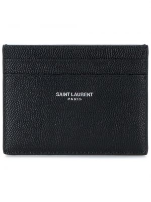 Portefeuille à imprimé Saint Laurent noir