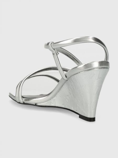 Sandály Karl Lagerfeld stříbrné
