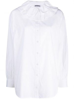 Bluză din bumbac Batsheva alb