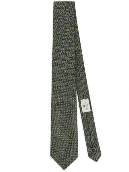 Svilena kravata s paisley uzorkom Etro crna
