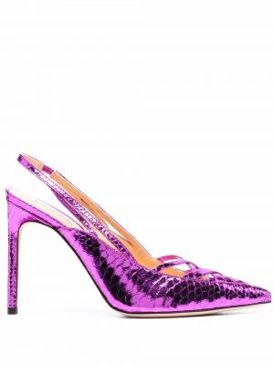 Giannico Spitze Pumps Violett