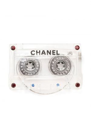 Брошка Chanel Pre-owned черно