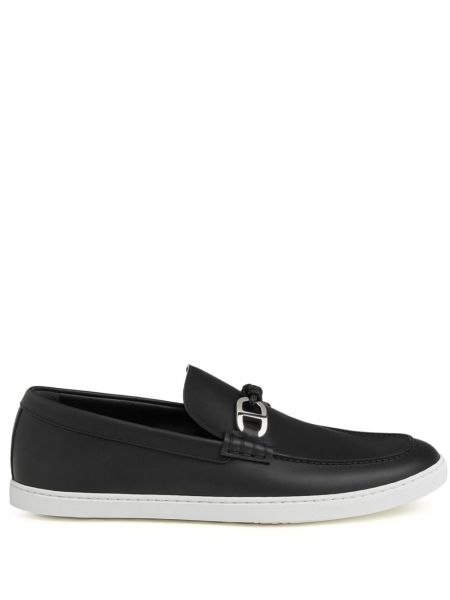 Bőr loafer Hermès Pre-owned fekete