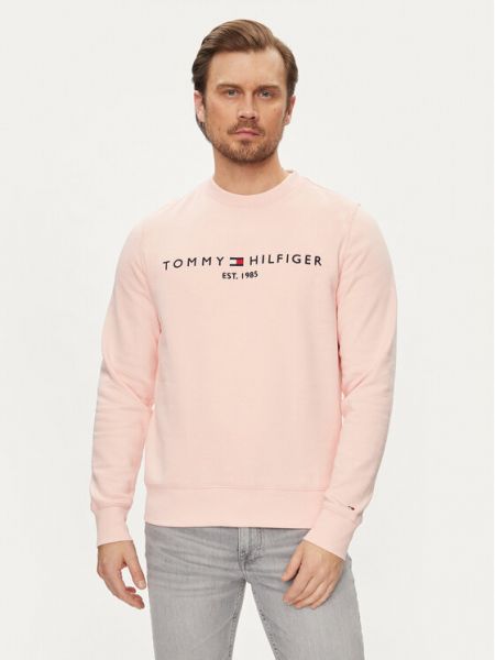 Pulóver Tommy Hilfiger rózsaszín