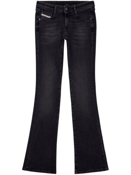Bootcut jeans aus baumwoll ausgestellt Diesel schwarz