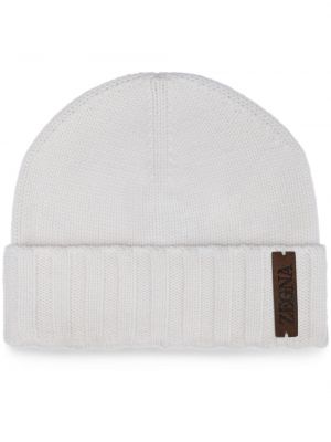 Кашмирена шапка Zegna бяло