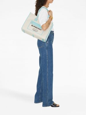 Shopper handtasche mit print Burberry