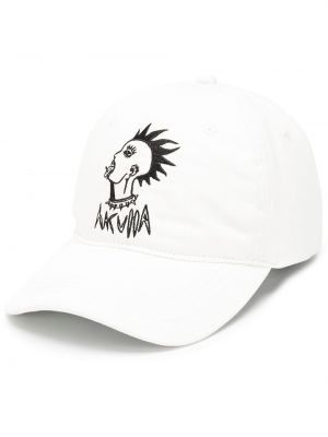 Gorra con bordado Haculla blanco