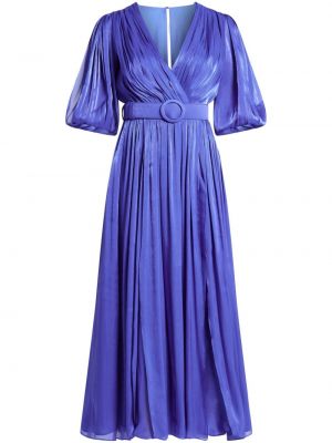 Midi haljina Costarellos plava