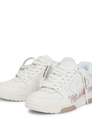 Επίσημα δερμάτινα sneakers Off-white
