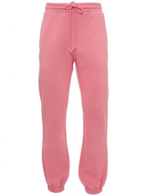 Pantaloni din bumbac Jw Anderson roz