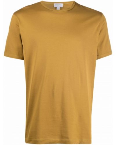Camiseta manga corta Sunspel dorado