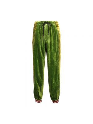 Spodnie sportowe Gucci zielone