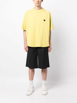 Bavlněné tričko Zzero By Songzio žluté