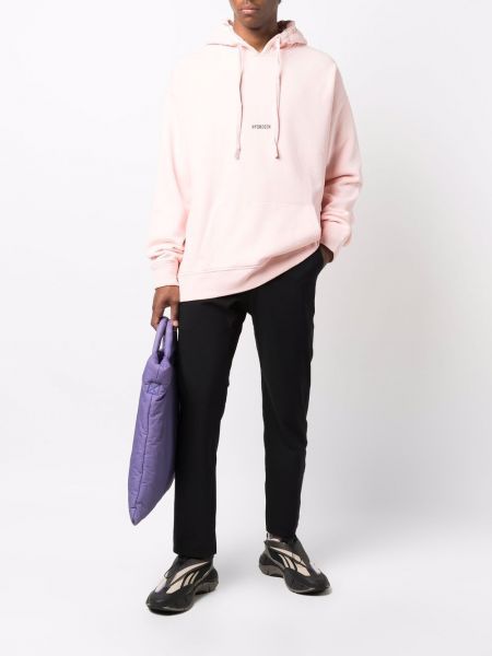 Sudadera con capucha con estampado Hydrogen rosa