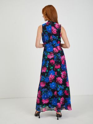 Kvetinové dlouhé šaty Orsay