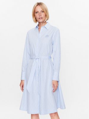 Φόρεμα σε στυλ πουκάμισο Karl Lagerfeld μπλε