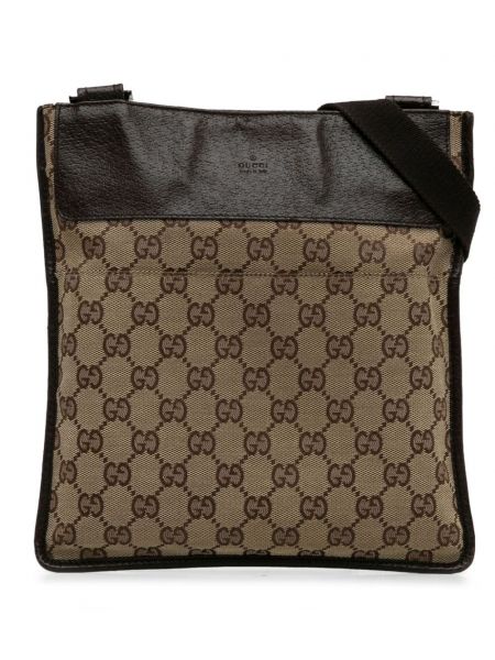 Crossbody torbica bez pete Gucci Pre-owned smeđa