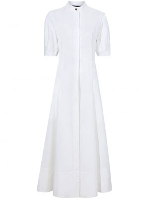 Robe longue en coton Proenza Schouler blanc
