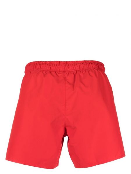 Shorts brodeés Lacoste rouge