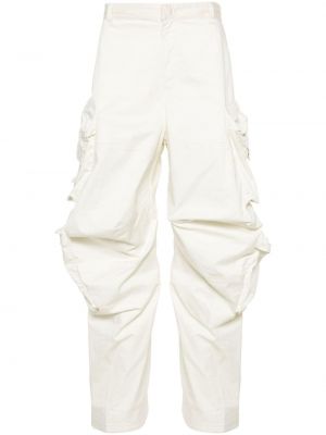 Pantalon cargo avec poches Diesel blanc