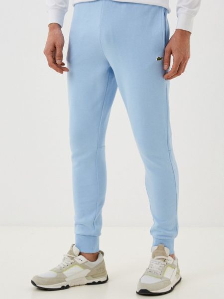 Спортивные штаны Lacoste голубые
