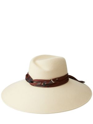 Копринена вълнена шапка Maison Michel