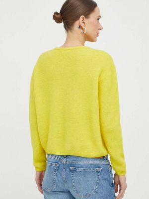 Vlněný svetr American Vintage žlutý