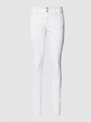 Białe jeansy skinny slim fit Buena Vista