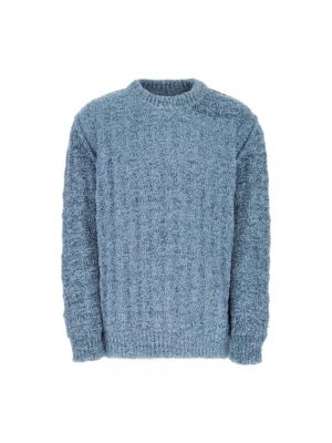 Sweter oversize Maison Margiela niebieski