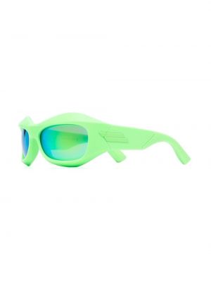 Oversize sonnenbrille Bottega Veneta Eyewear grün