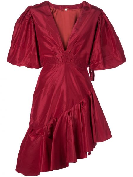 Vestido de cóctel Johanna Ortiz rojo