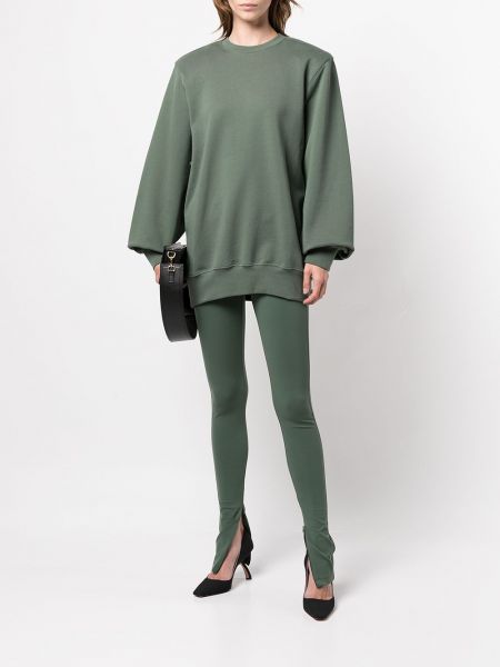 Sweatshirt mit rundem ausschnitt Wardrobe.nyc grün