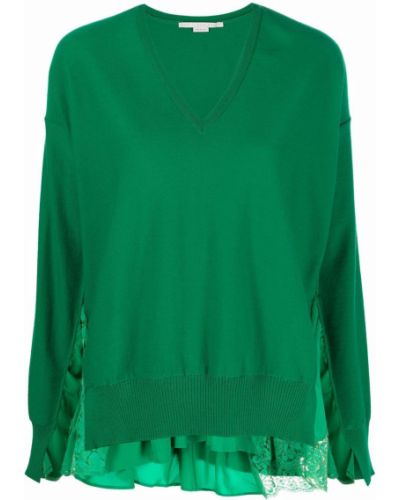 Jersey de seda de tela jersey Stella Mccartney verde