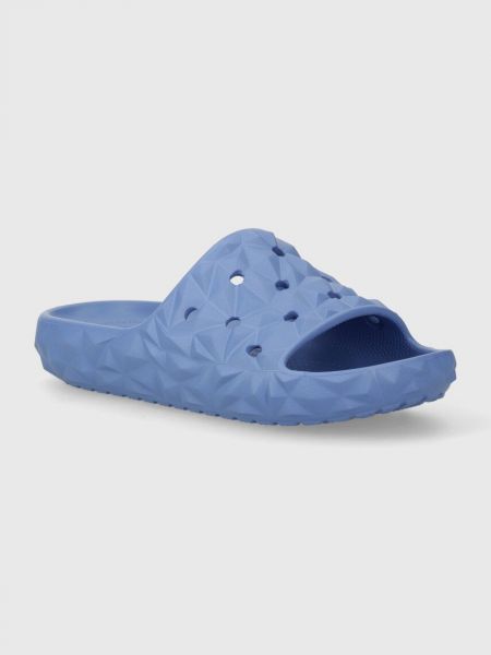 Papuci cu imprimeu geometric Crocs albastru